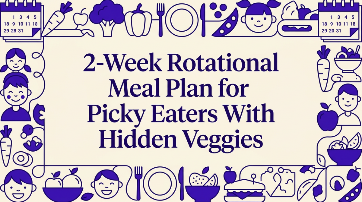 2-Week Meal Plan for Picky Eaters with Hidden Veggies