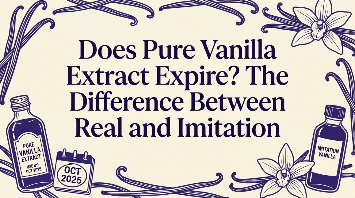 Does Pure Vanilla Extract Expire? Real vs. Imitation