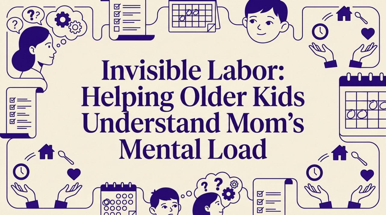 Invisible Labor: Helping Older Kids Understand Mom’s Mental Load