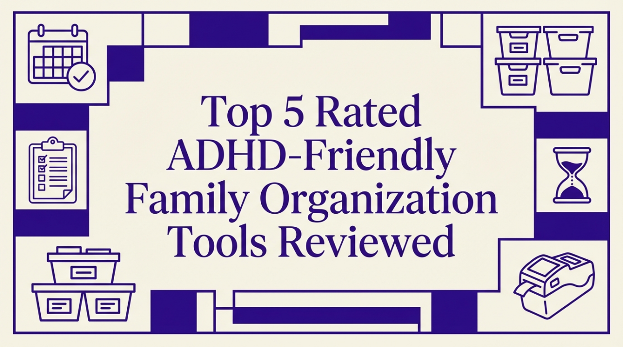Top 5 Rated ADHD-Friendly Family Organization Tools Reviewed