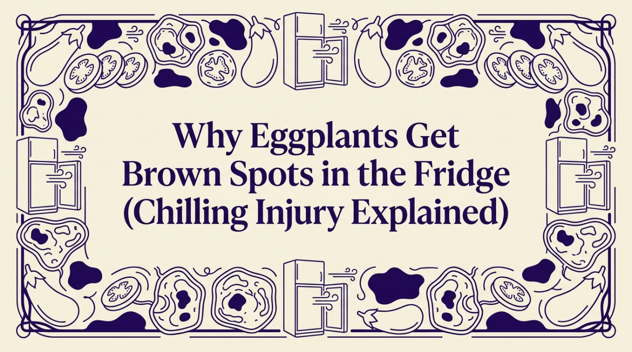 Why Eggplants Get Brown Spots in the Fridge (Chilling Injury Explained)