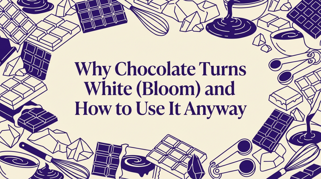 Why Chocolate Turns White (Bloom) and How to Use It Anyway