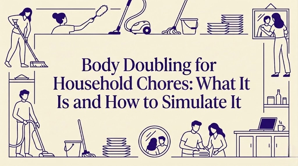Body Doubling for Household Chores: What It Is and How to Simulate It