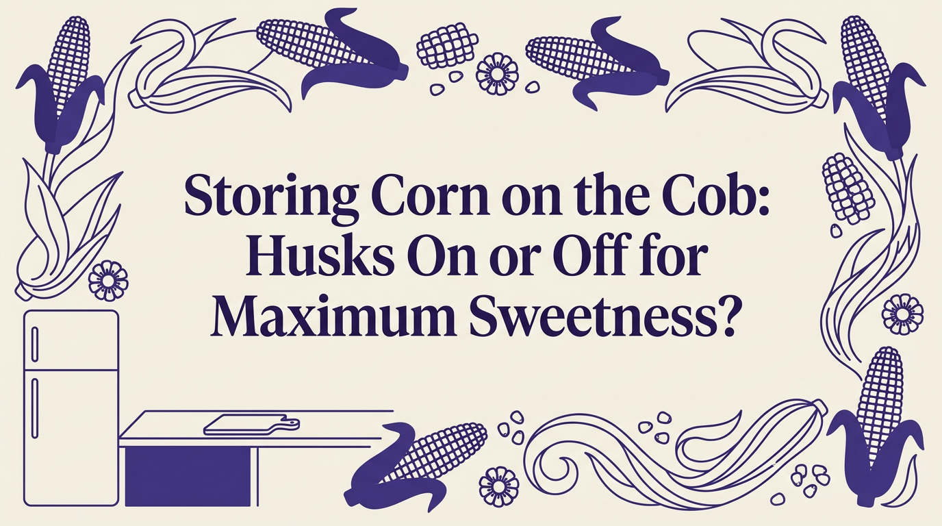 Storing Corn on the Cob: Husks On or Off for Maximum Sweetness?