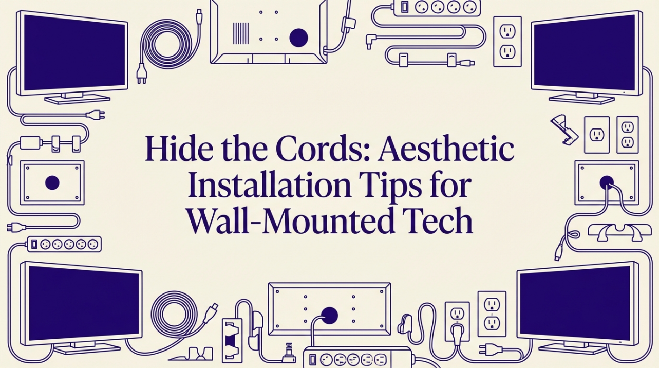 Hide the Cords: Aesthetic Installation Tips for Wall-Mounted Tech