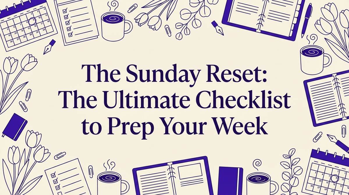 Sunday Reset: The Ultimate Checklist to Prep Your Week