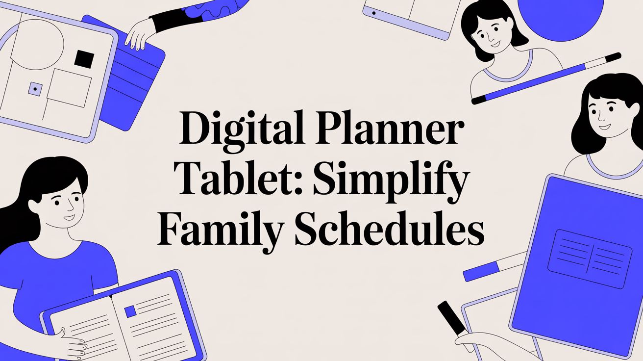 Digital Planner Tablet: Simplify Family Schedules