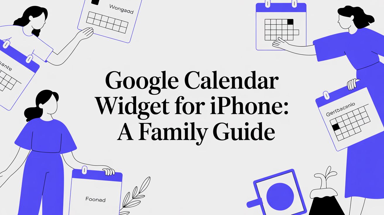 Google Calendar Widget for iPhone: A Family Guide
