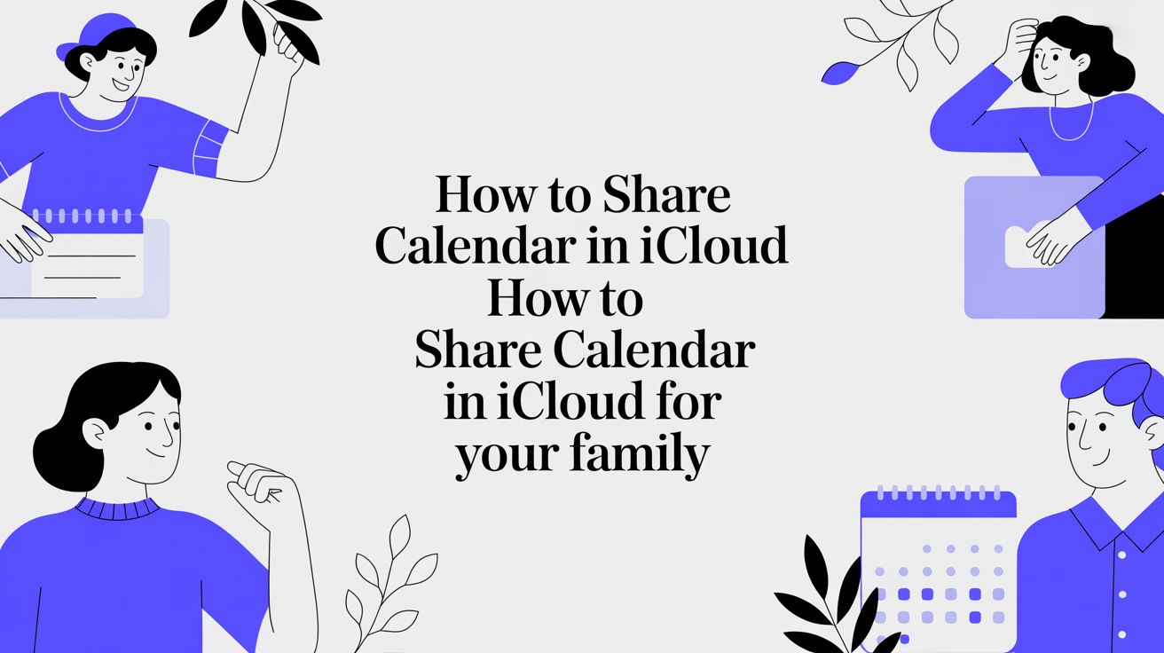 How to Share Calendar in iCloud: how to share calendar in icloud for your family - Everblog