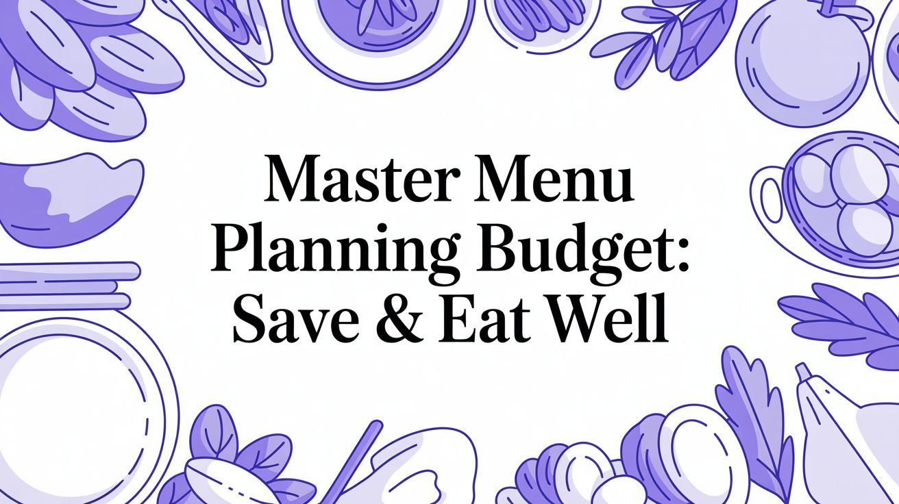 Master Menu Planning Budget: Save & Eat Well