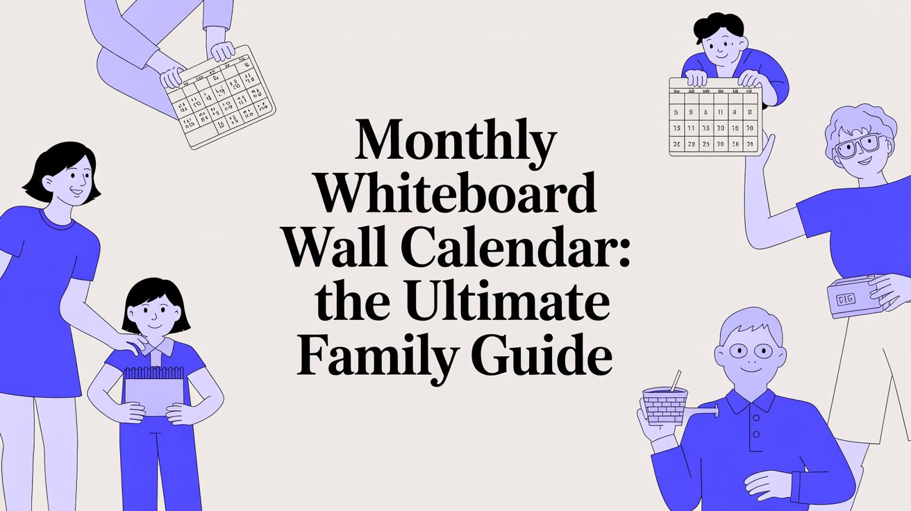 Monthly Whiteboard Wall Calendar: The Ultimate Family Guide