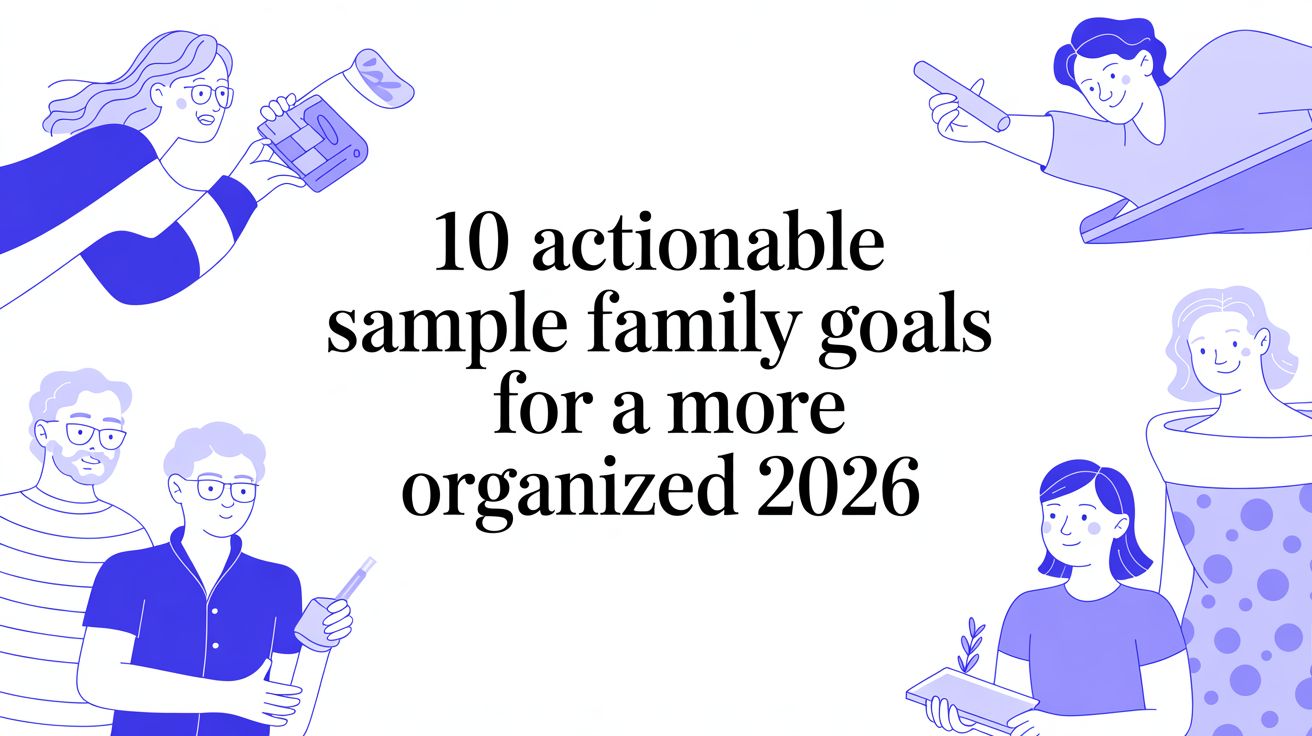 10 Actionable Sample Family Goals for a More Organized 2026