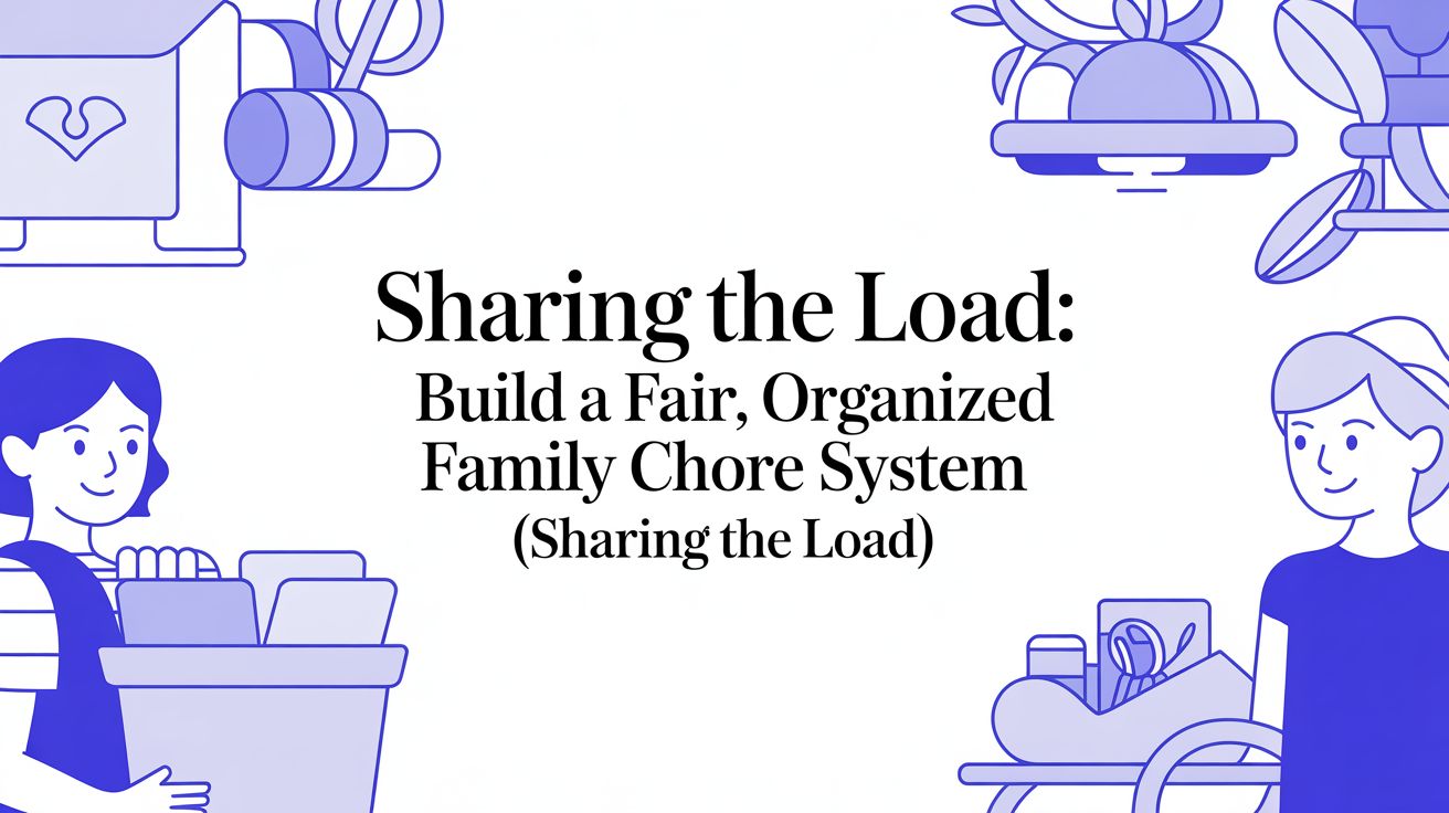 Sharing the load: Build a fair, organized family chore system (sharing the load)