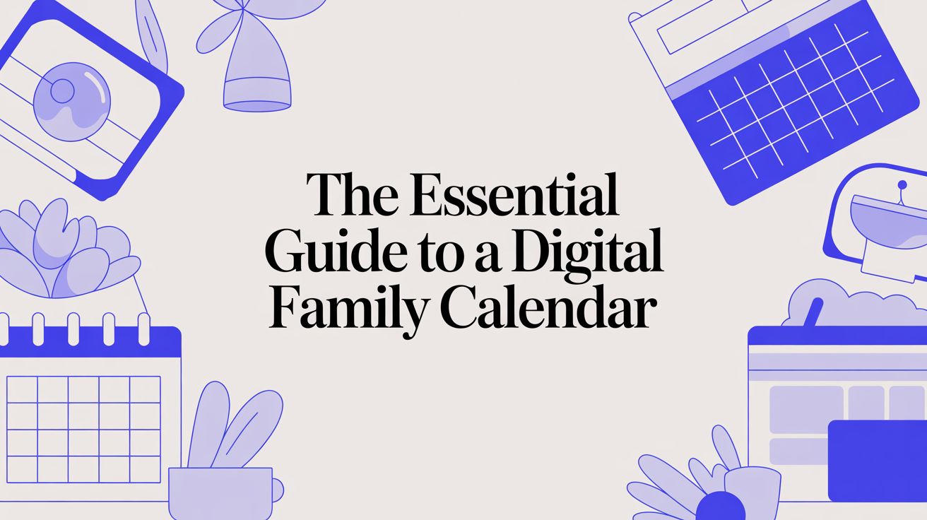 The Essential Guide to a Digital Family Calendar - Everblog