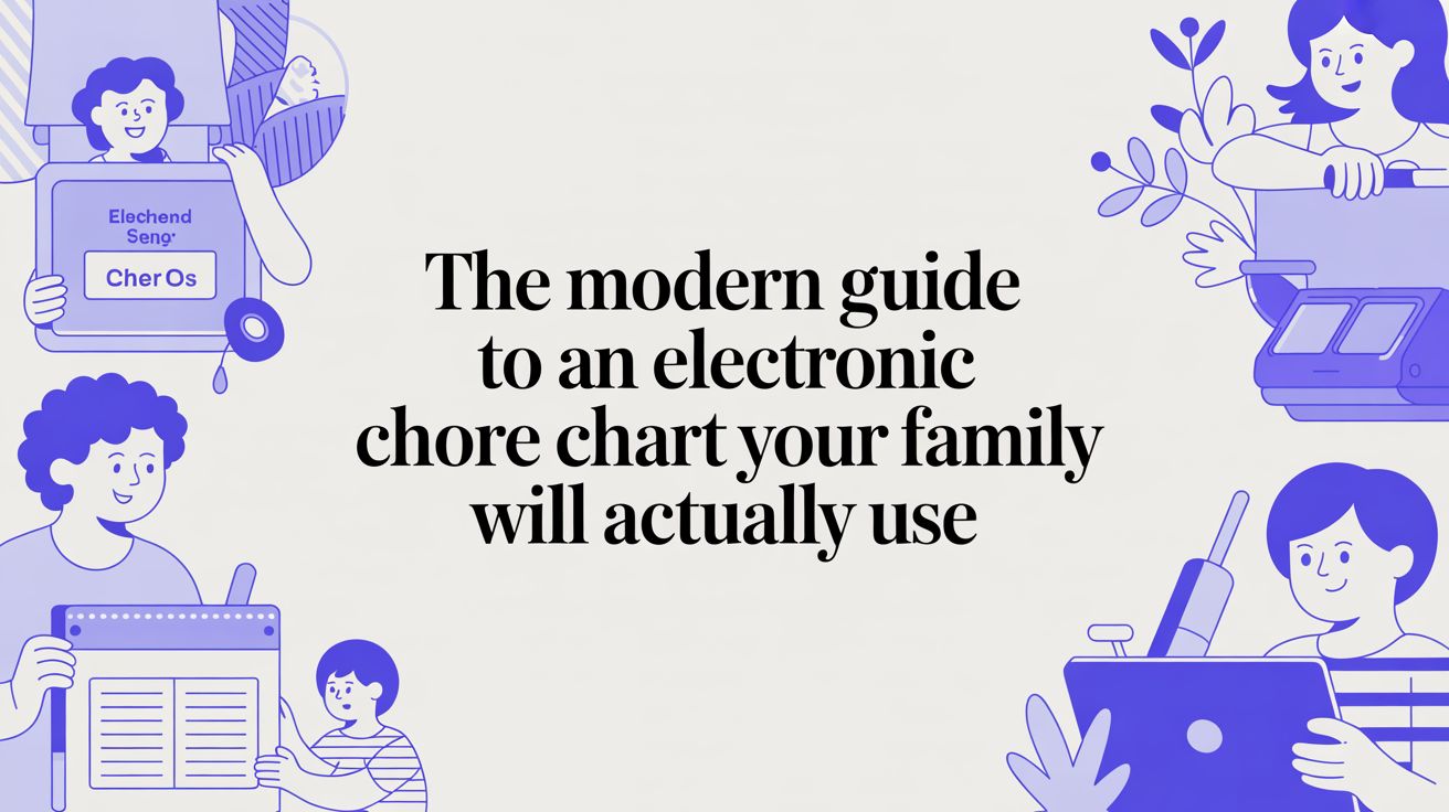 The Modern Guide to an Electronic Chore Chart Your Family Will Actually Use - Everblog