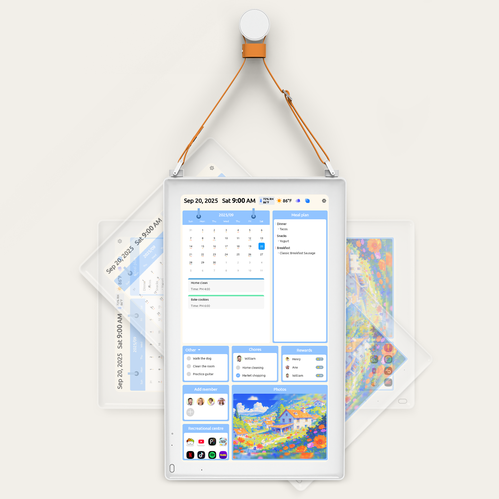 Everblog 21.5" Digital Calendar