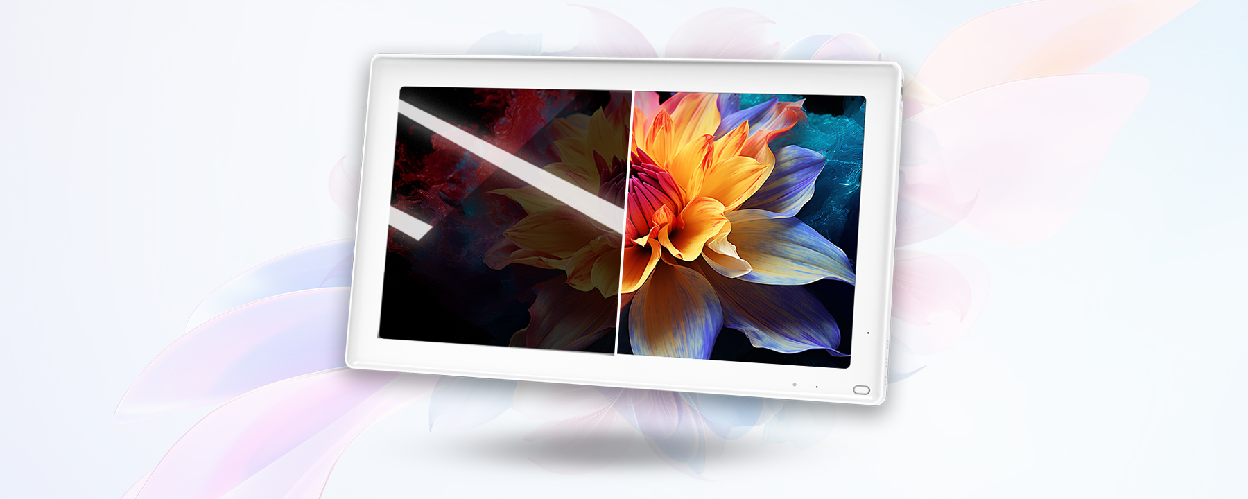 Everblog large digital display showing all family events at a glance.