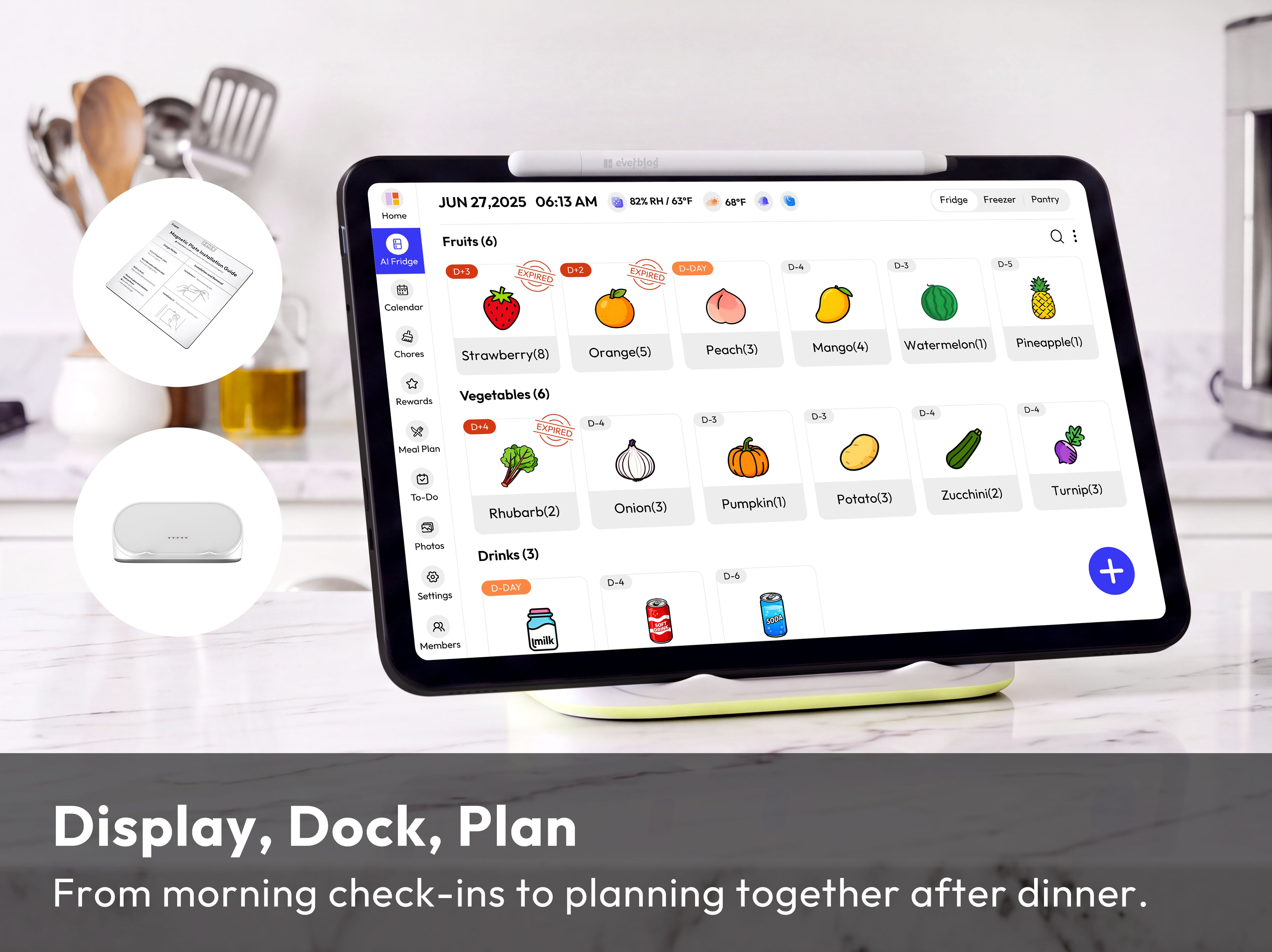 Everblog 13.4" FridgeCal™ Calendar