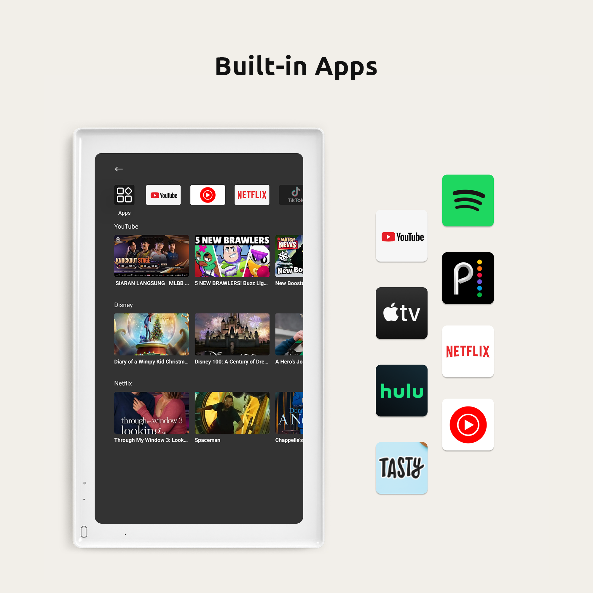 Everblog 21.5" Digital Calendar