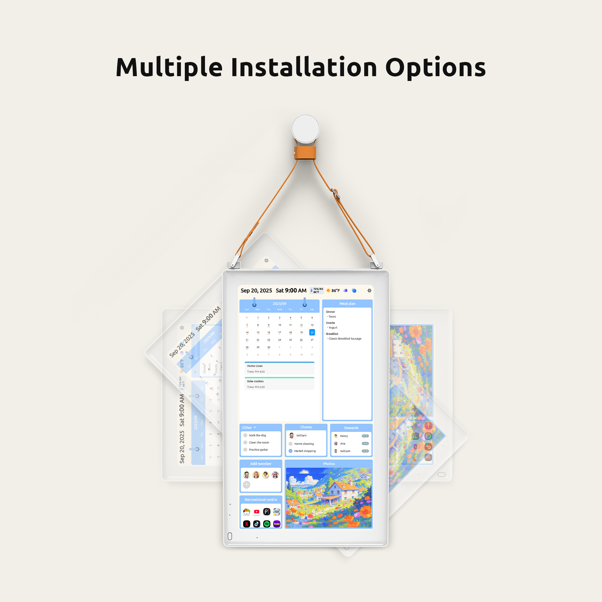 Everblog 21.5" Digital Calendar