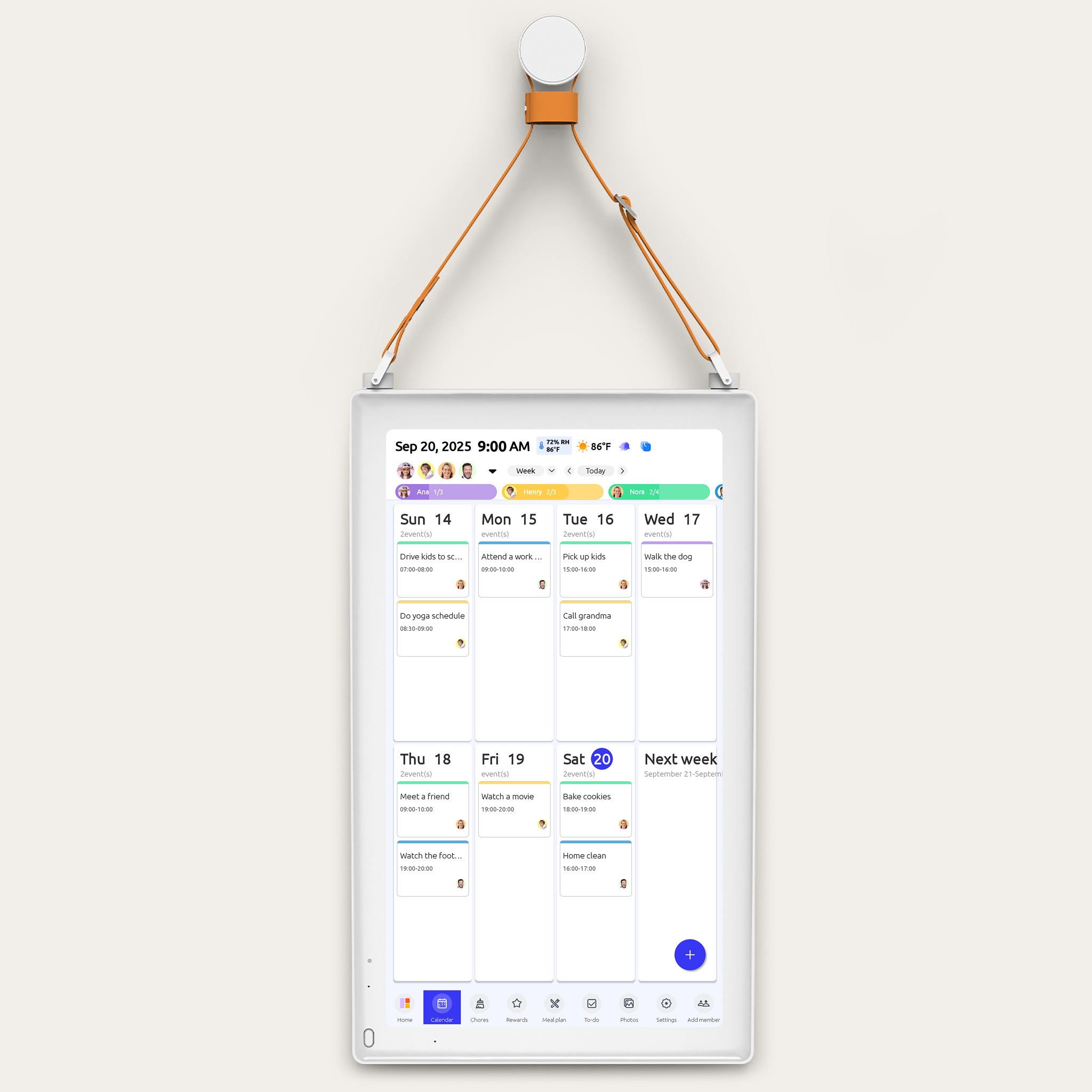 Everblog 21.5" Digital Calendar