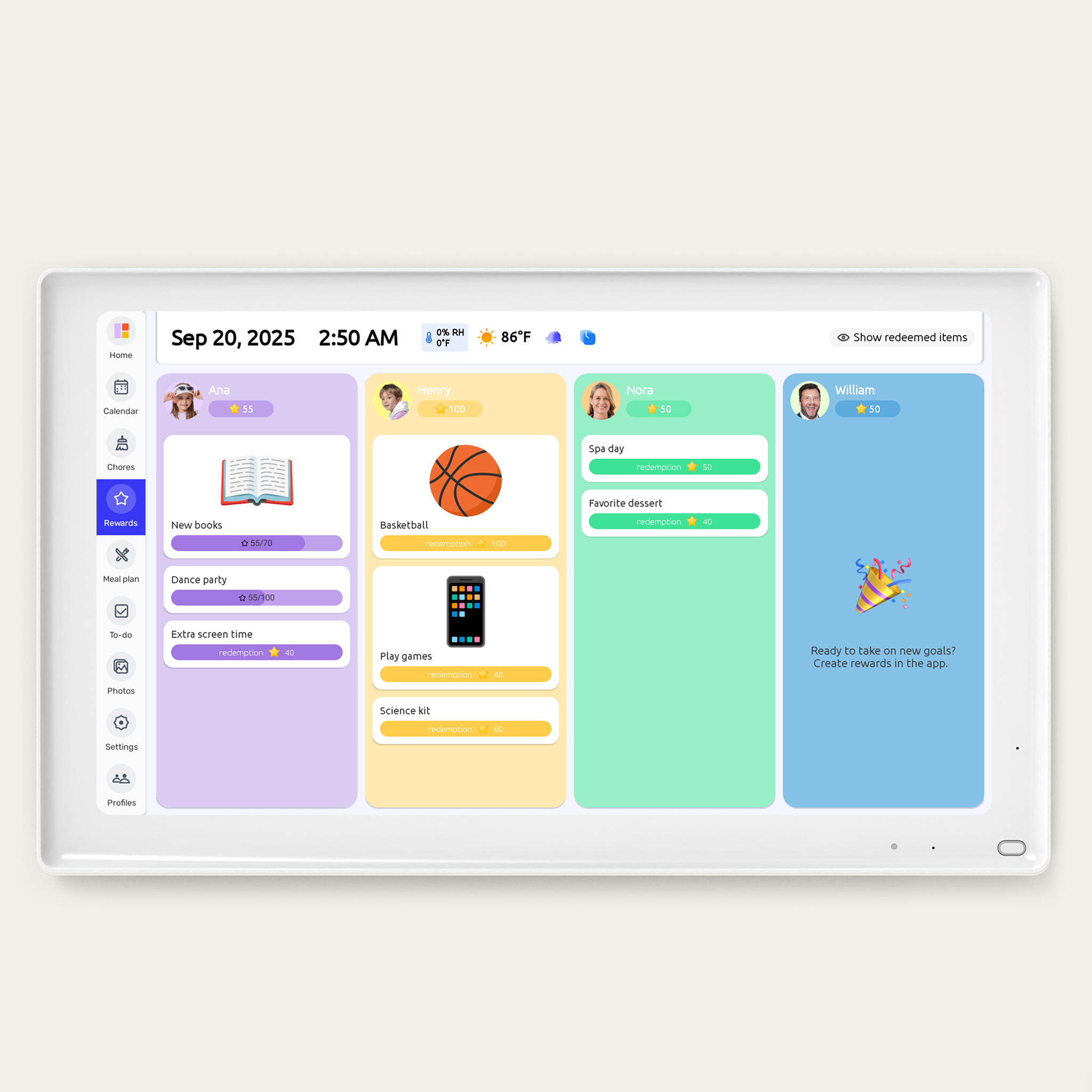 Everblog 21.5" Digital Calendar