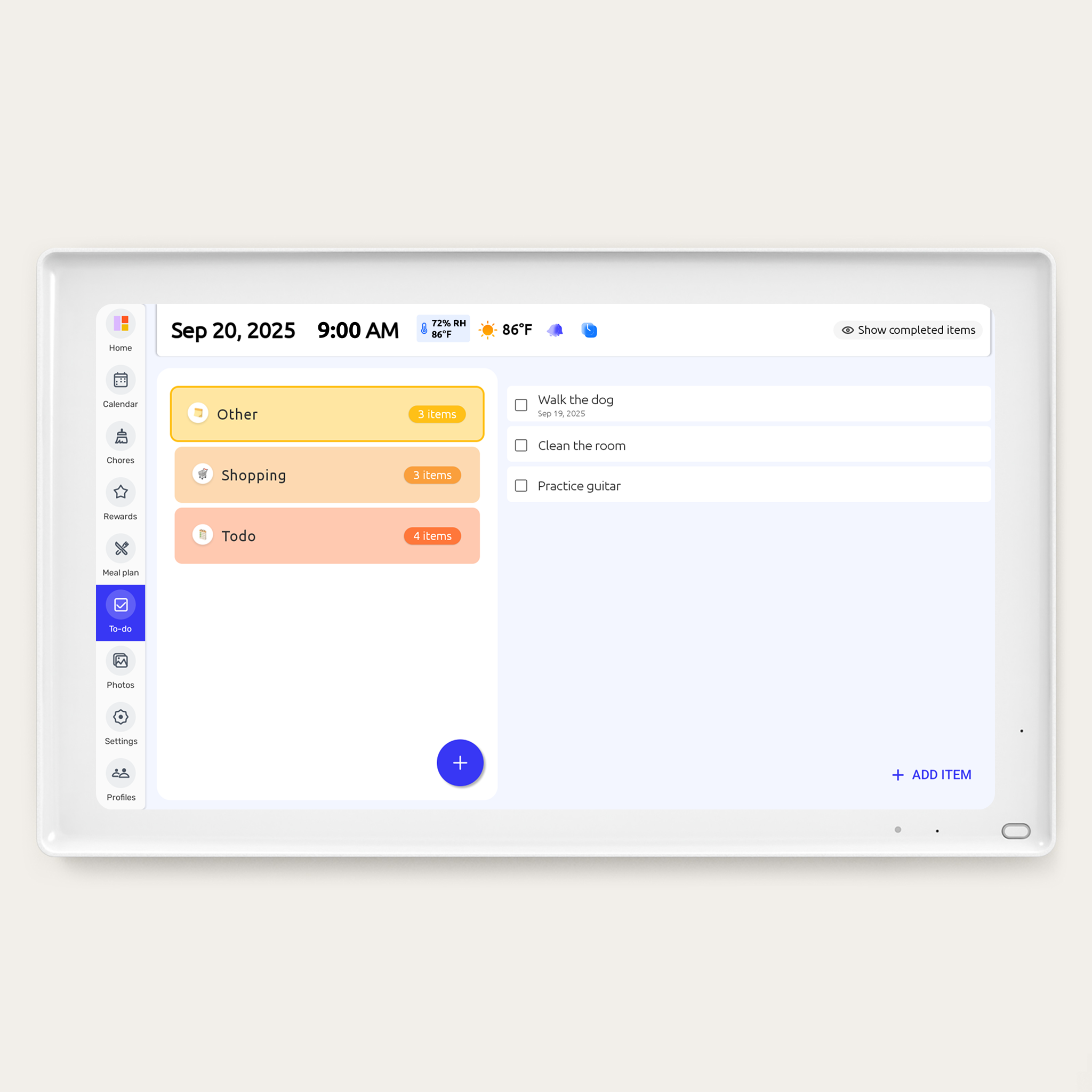 Everblog 21.5" Digital Calendar