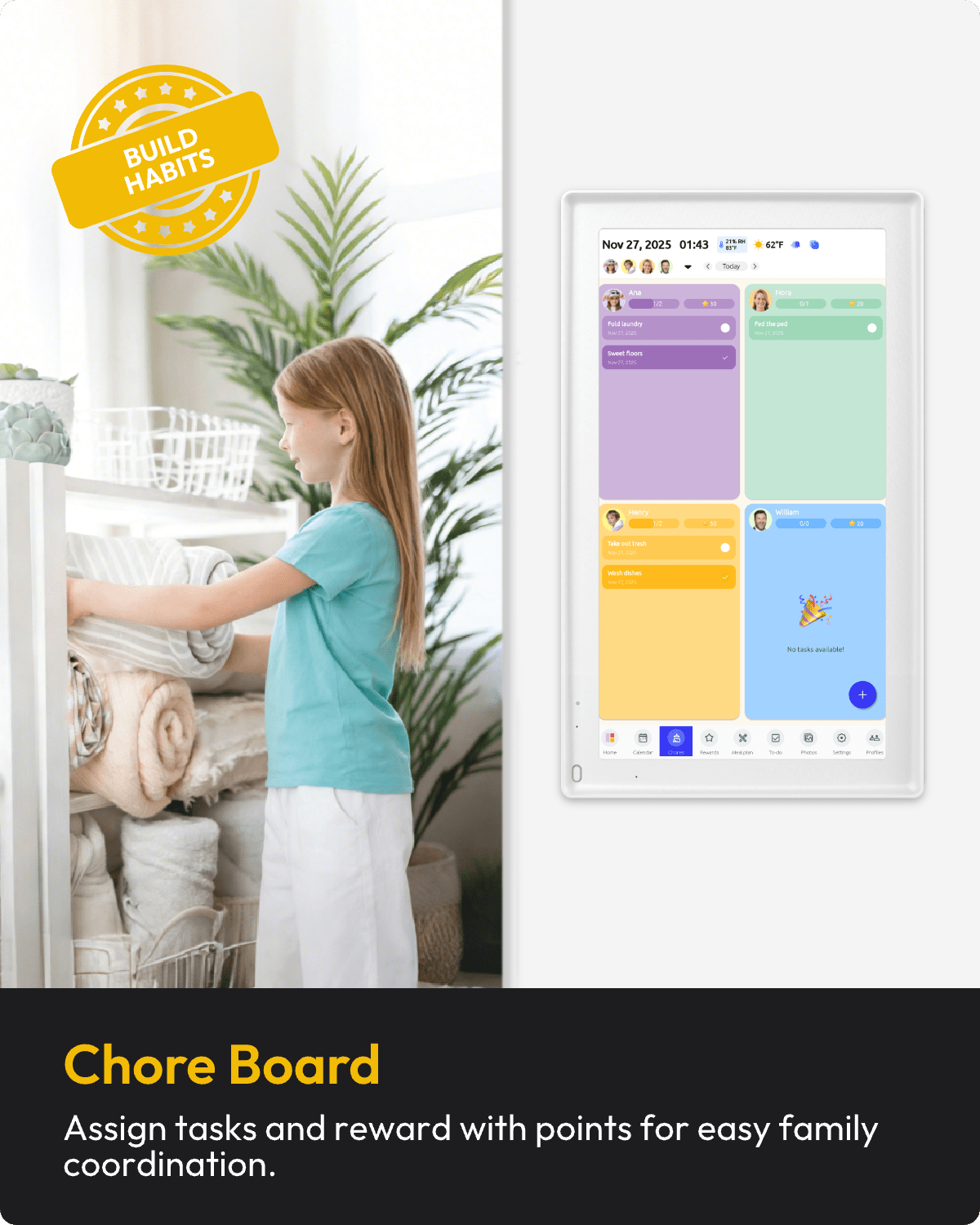 Everblog 21.5" Digital Calendar - Everblog