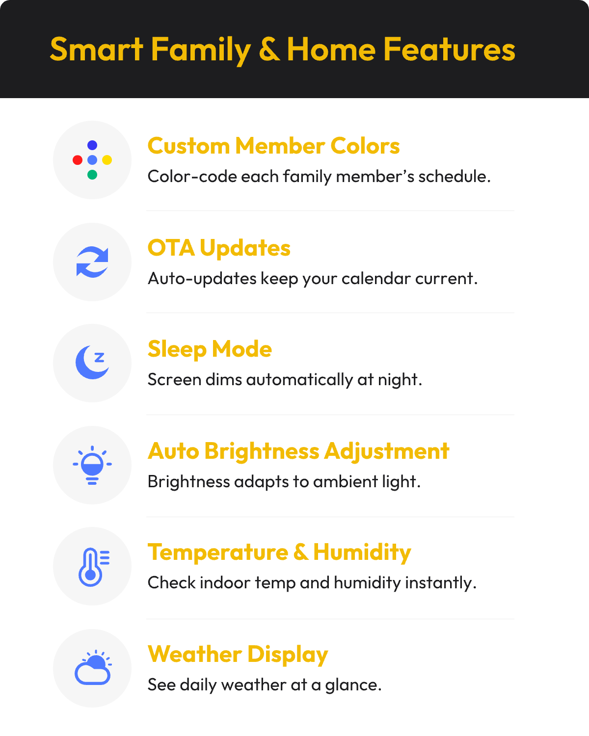 Everblog 21.5" Digital Calendar - Everblog