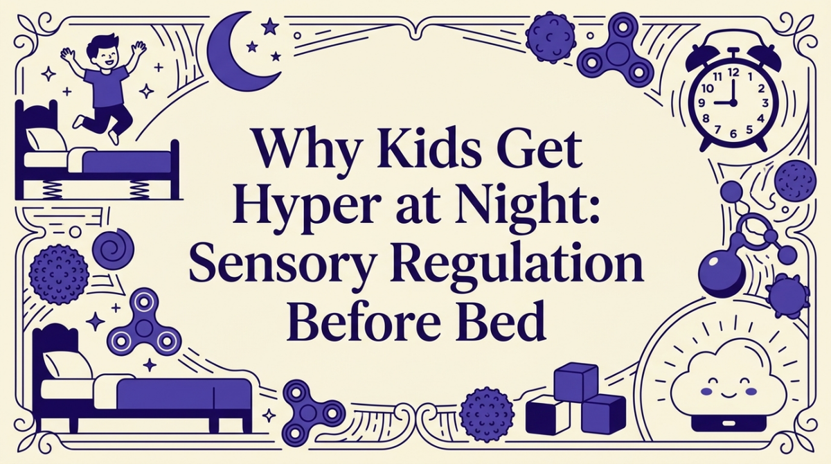 Kids Hyper at Night? Sensory Regulation Tips for Bedtime