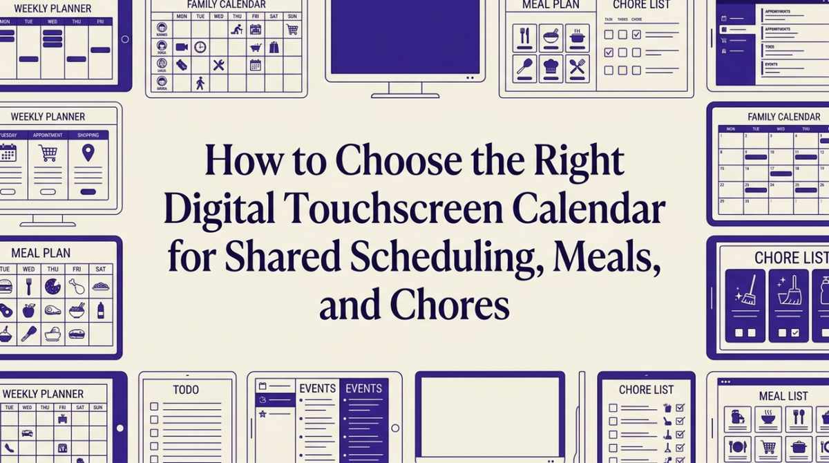 Choosing a Digital Touchscreen Calendar: A Family Guide