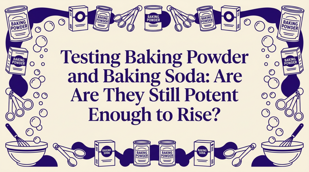 How to Test Baking Powder & Baking Soda for Freshness