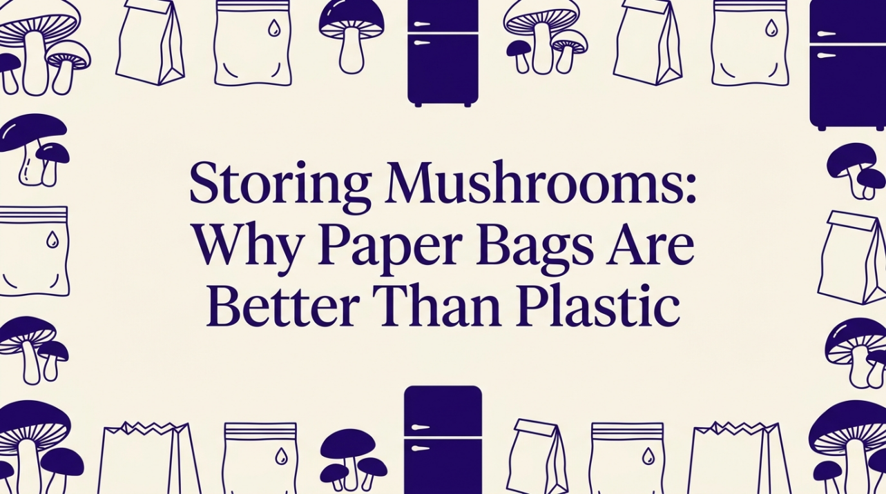 Storing Mushrooms: Why Paper Bags Are Better Than Plastic