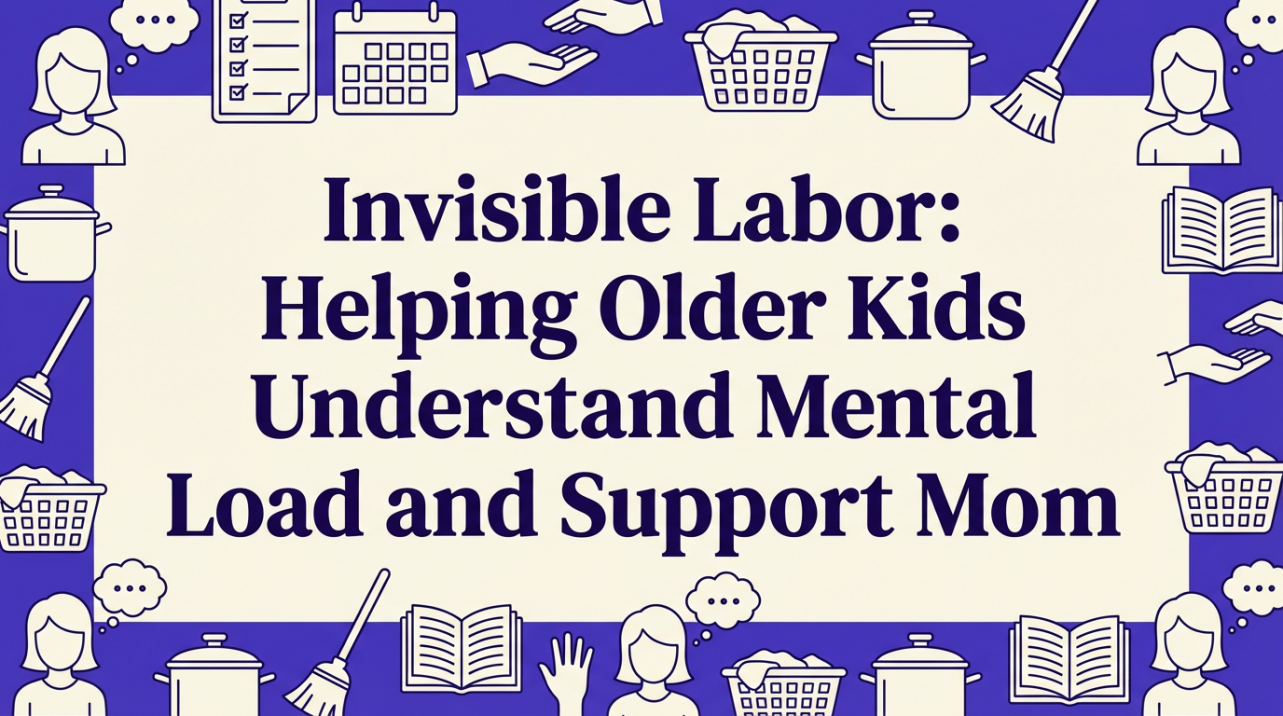 Invisible Labor: Helping Older Kids Understand Mental Load and Support Mom
