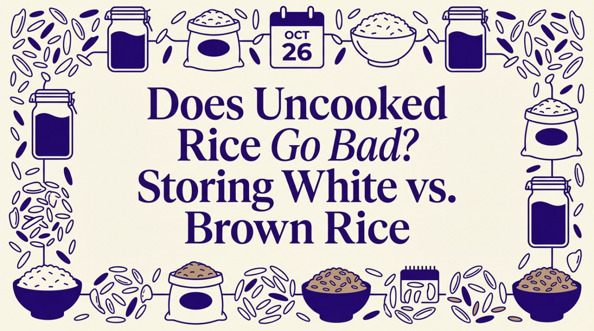 Brown Rice Storage Quality Does Uncooked Rice Go Bad? White vs. Brown Rice Storage