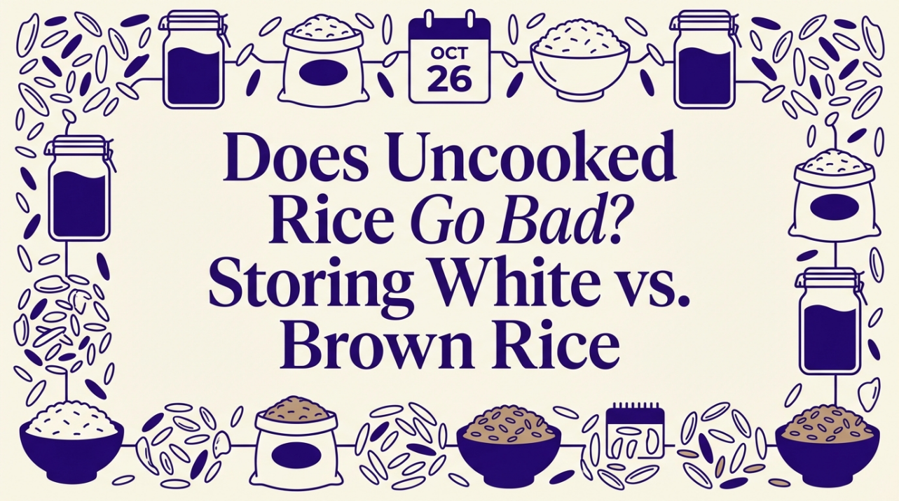 Does Uncooked Rice Go Bad? Storing White vs. Brown Rice