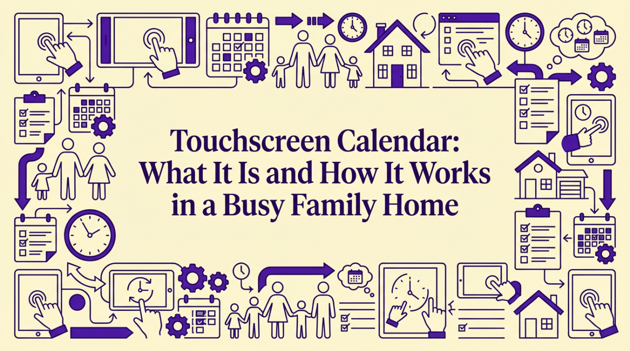Touchscreen Calendar: What It Is and How It Works in a Busy Family Home