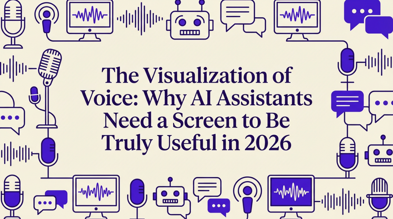 The Visualization of Voice: Why AI Assistants Need a Screen to Be Truly Useful in 2026