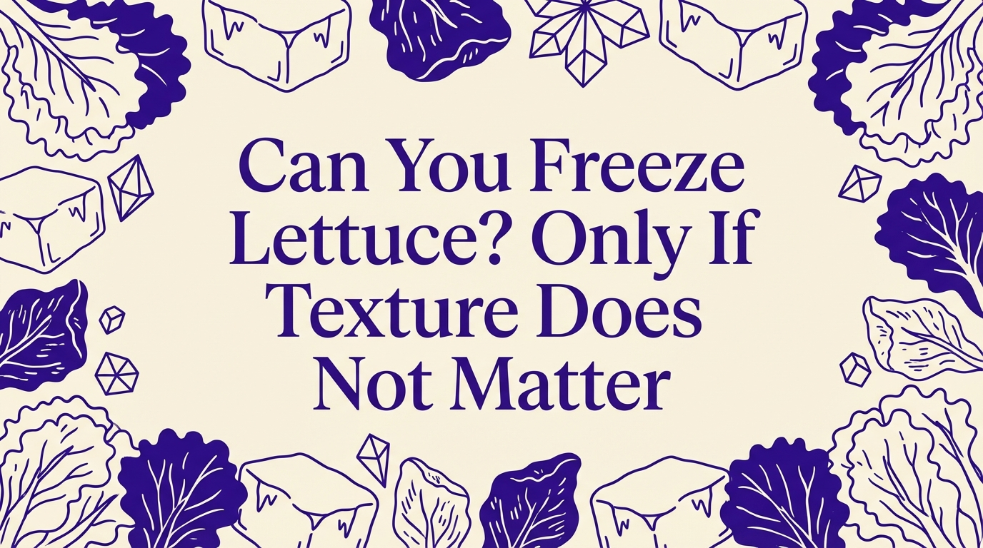 Can You Freeze Lettuce? Only If Texture Does Not Matter