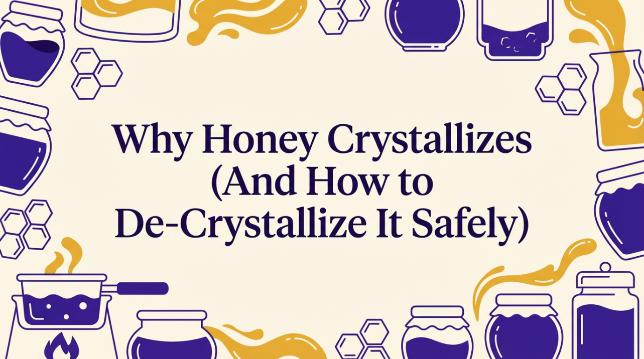 Why Honey Crystallizes (And How to De-Crystallize It Safely)