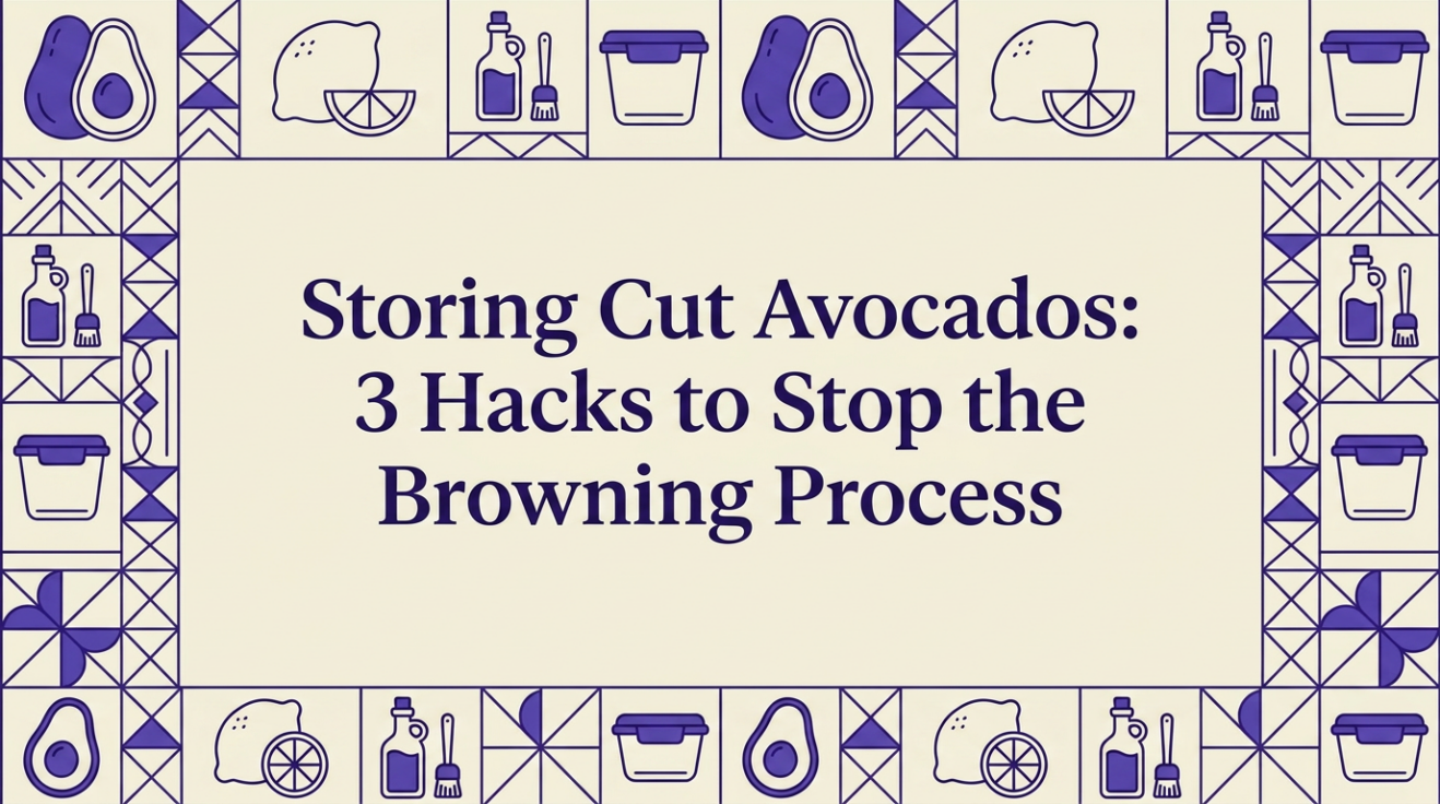 Storing Cut Avocados: 3 Hacks to Stop the Browning Process