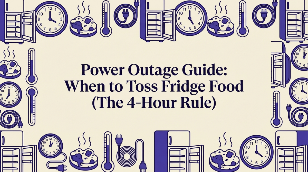Power Outage Guide: When to Toss Fridge Food (The 4-Hour Rule)