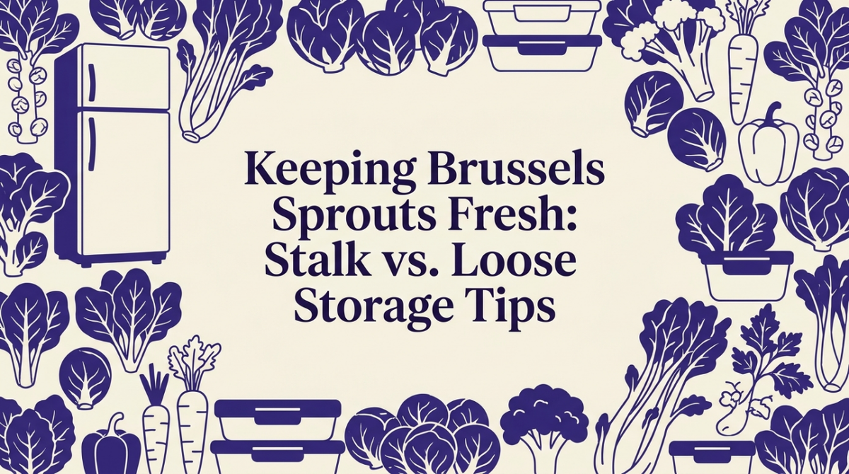 Keeping Brussels Sprouts Fresh: Stalk vs. Loose Storage Tips