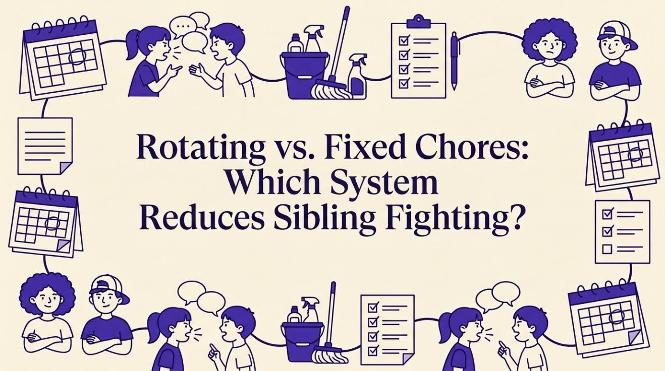 Rotating vs. Fixed Chores: Which System Reduces Sibling Fighting?