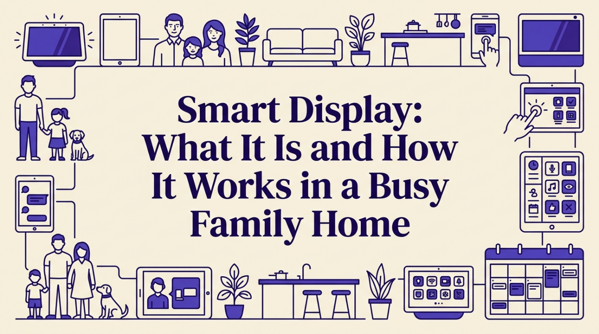 What Is a Smart Display? A Guide for Busy Families