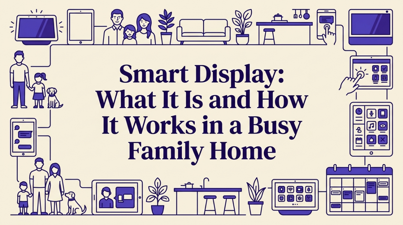 Smart Display: What It Is and How It Works in a Busy Family Home