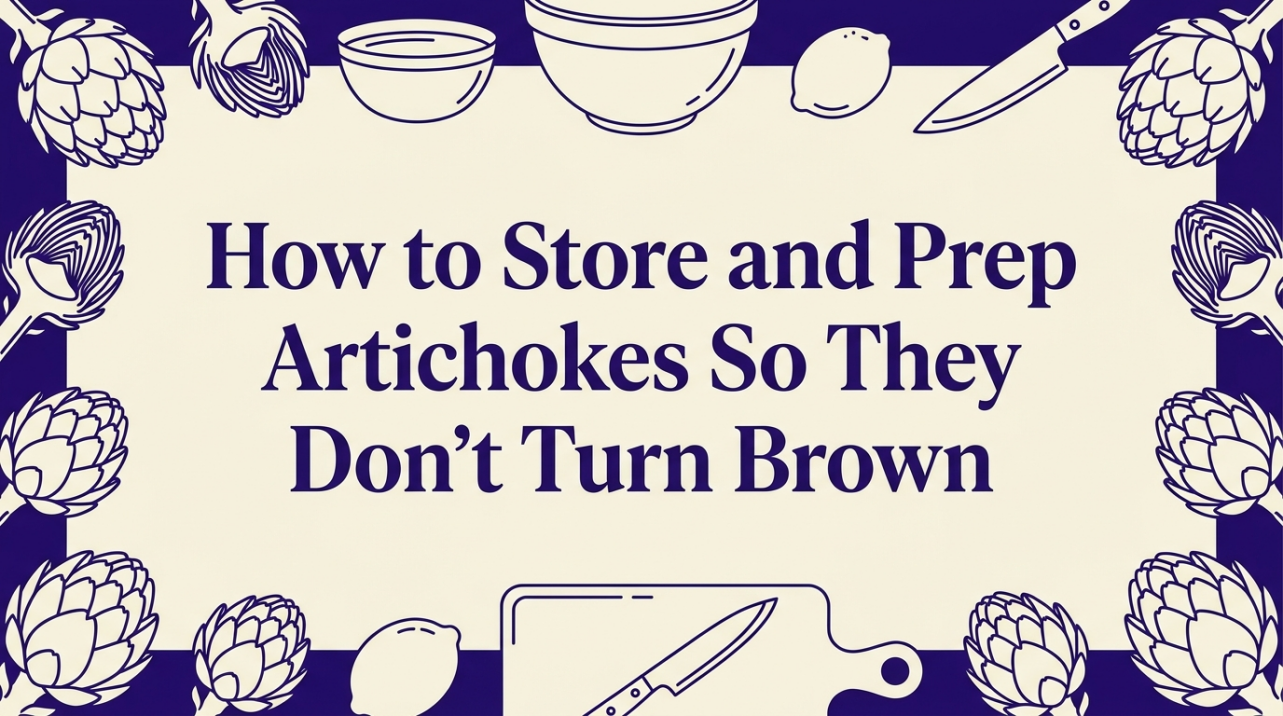How to Store and Prep Artichokes So They Don't Turn Brown