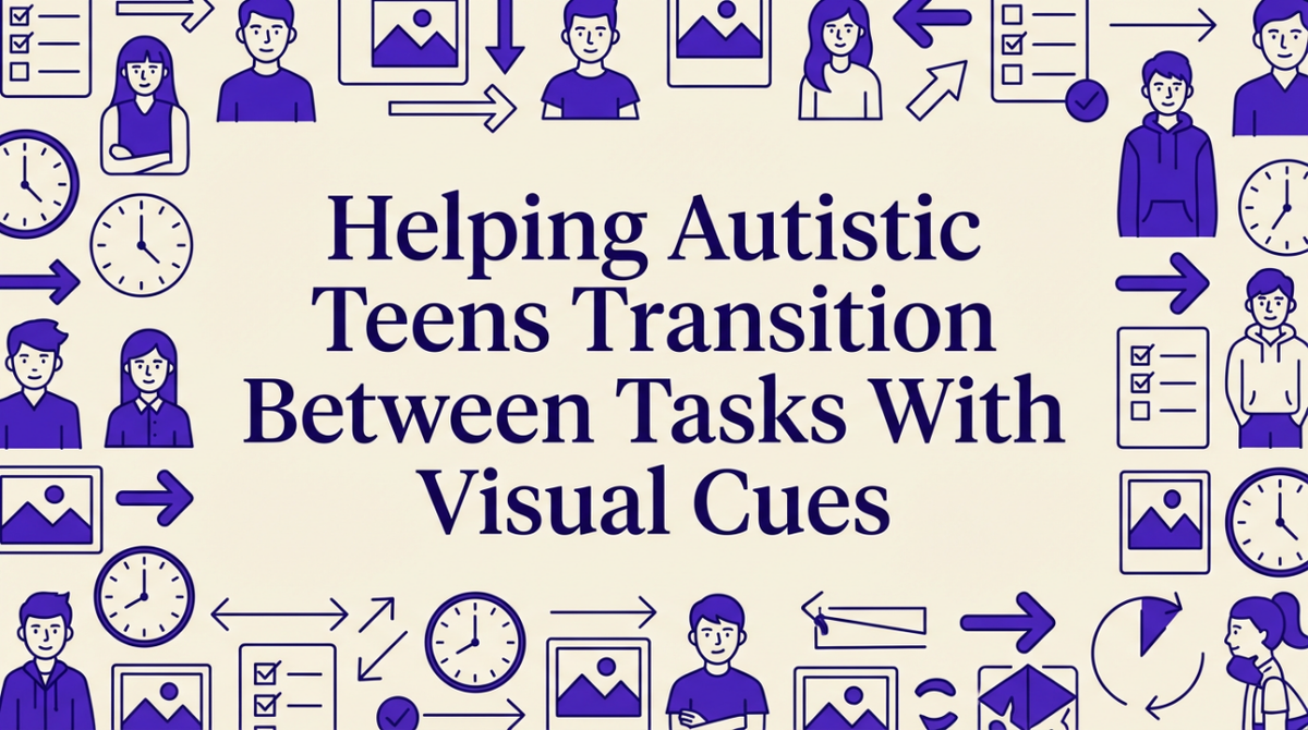 Between Visual Helping Autistic Teens Transition Between Tasks With Visual Cues