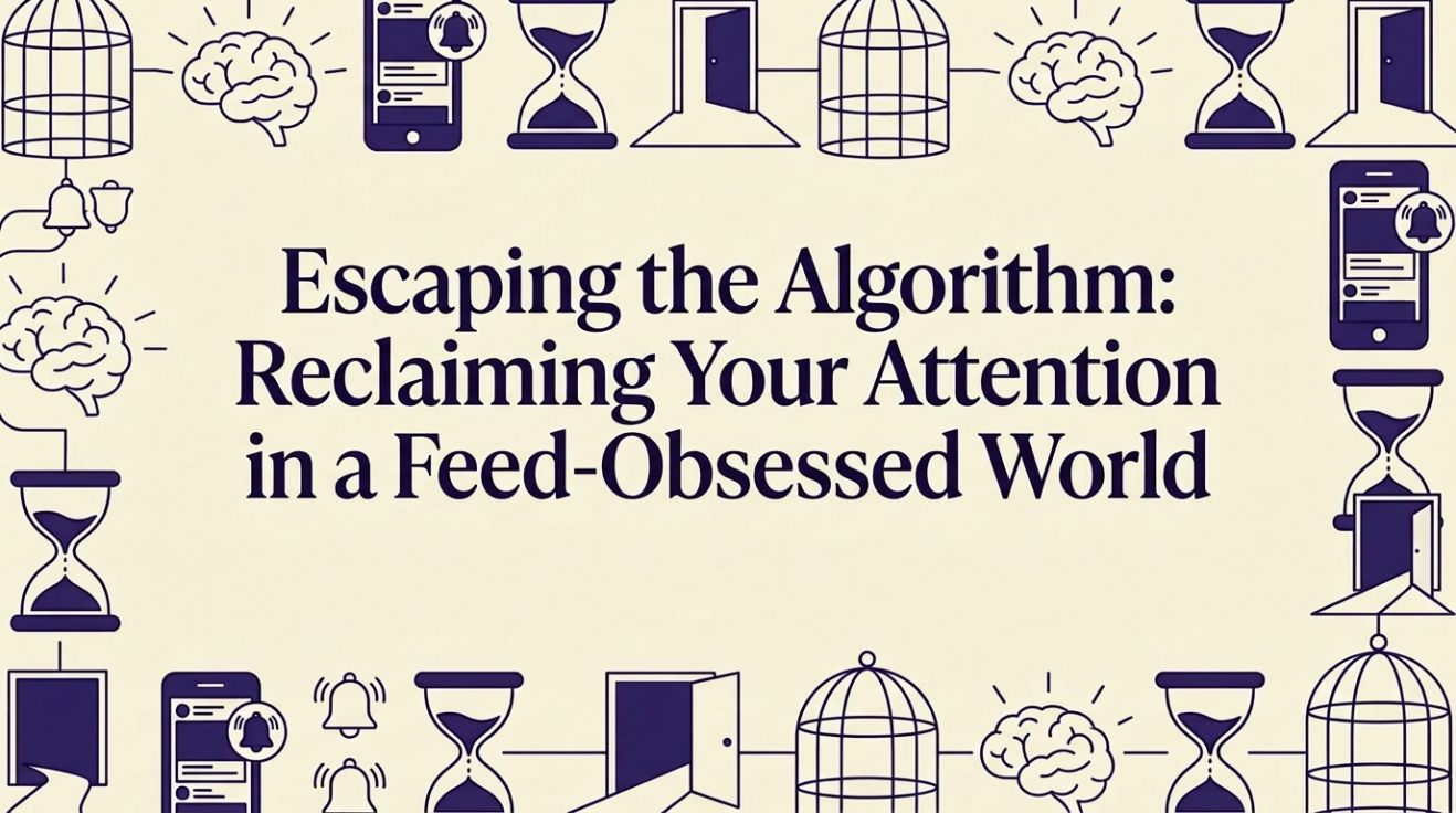 Escaping the Algorithm: Reclaiming Your Attention in a Feed-Obsessed World