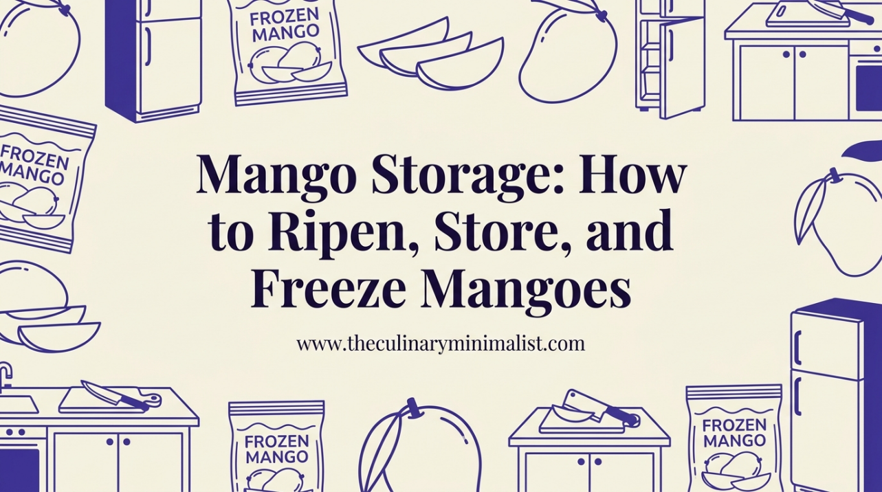 Mango Storage: How to Ripen, Store, and Freeze Mangoes